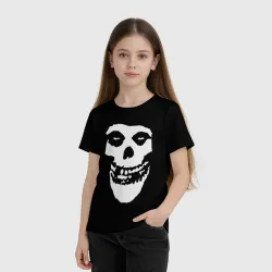 Детская футболка 3D Misfits череп - фото 2