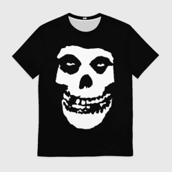 Мужская футболка 3D Misfits череп