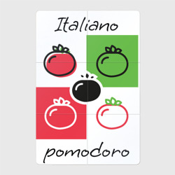 Магнитный плакат 2Х3 Italiano Pomodoro, любовь к Италии, пицце и томатам