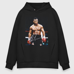 Мужское худи Oversize хлопок Майк Тайсон Фото с авторгафом Mike Tyson