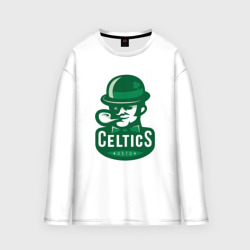 Мужской лонгслив oversize хлопок Celtics team