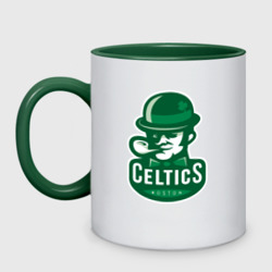 Кружка двухцветная Celtics team