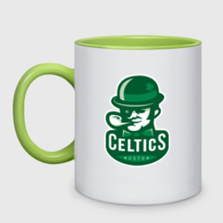 Кружка двухцветная Celtics team