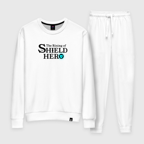 Женский костюм хлопок The Rising of the Shield Hero logo black color