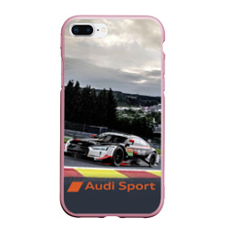 Чехол для iPhone 7Plus/8 Plus матовый Audi Sport Racing team Ауди Спорт Гоночная команда