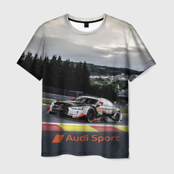 Мужская футболка 3D Audi Sport Racing team Ауди Спорт Гоночная команда