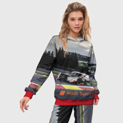 Женский костюм с толстовкой 3D Audi Sport Racing team Ауди Спорт Гоночная команда - фото 2