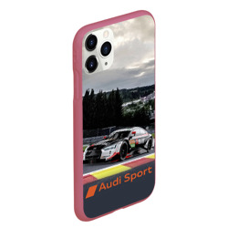 Чехол для iPhone 11 Pro Max матовый Audi Sport Racing team Ауди Спорт Гоночная команда - фото 2