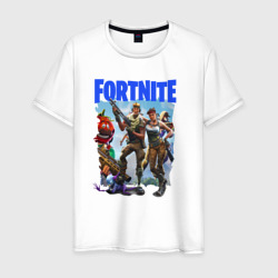 Мужская футболка хлопок FORTNITE ПЕРСОНАЖИ ИГРЫ