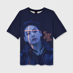 Женская футболка oversize 3D Jungkook proof BTS