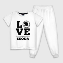 Детская пижама хлопок Skoda Love Classic