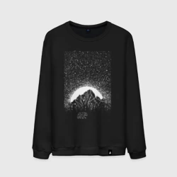Мужской свитшот хлопок Звёздное небо и медведь