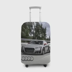 Чехол для чемодана 3D Ауди на скоростном шоссе Audi on the expressway