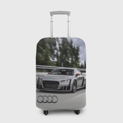 Чехол для чемодана 3D Ауди на скоростном шоссе Audi on the expressway