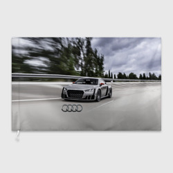 Флаг 3D Ауди на скоростном шоссе Audi on the expressway