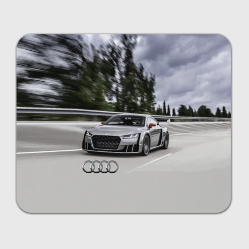 Прямоугольный коврик для мышки Ауди на скоростном шоссе Audi on the expressway
