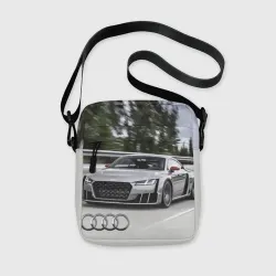 Сумка через плечо 3D Ауди на скоростном шоссе Audi on the expressway