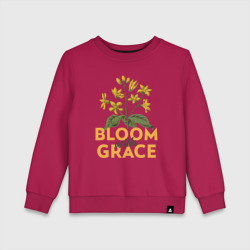 Детский свитшот хлопок Bloom with grace