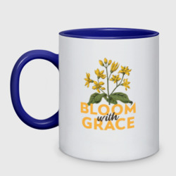 Кружка двухцветная Bloom with grace