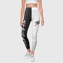 Леггинсы 3D Fairy tail black and white logo - фото 2