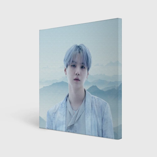 Холст квадратный Min Yoongi BTS yet to come