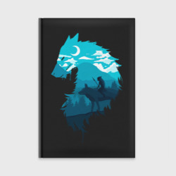 Ежедневник Принцесса Мононоке волчий силуэт