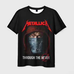Мужская футболка 3D Metallica through the never