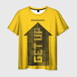 Мужская футболка 3D Shinedown - get Up