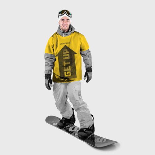 Накидка на куртку 3D Shinedown - get Up, цвет 3D печать - фото 3