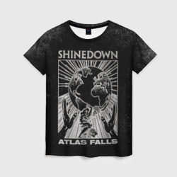 Женская футболка 3D Atlas Falls - Shinedown