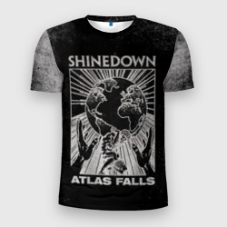 Мужская футболка 3D Slim Atlas Falls - Shinedown