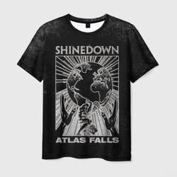 Мужская футболка 3D Atlas Falls - Shinedown
