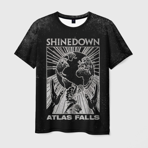 Мужская футболка 3D Atlas Falls - Shinedown, цвет 3D печать