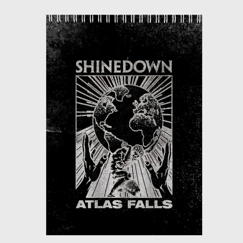 Скетчбук Atlas Falls - Shinedown, цвет белый