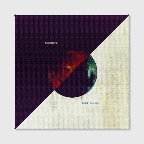 Холст квадратный Planet Zero - Shinedown, цвет 3D печать - фото 2