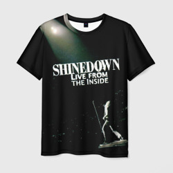 Мужская футболка 3D Live From the Inside - Shinedown