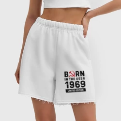 Женские шорты oversize футер хлопок Born In The USSR 1969 Limited Edition - фото 2