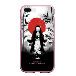 Чехол для iPhone 7Plus/8 Plus матовый Незуко Клинок, рассекающий демонов Nezuko