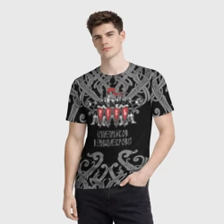 Мужская футболка 3D Русь - дружина - фото 2