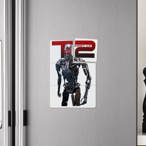 Магнитный плакат 2Х3 Terminator 2 - T800 - фото 4