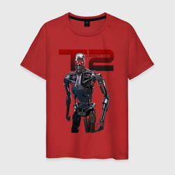Мужская футболка хлопок Terminator 2 - T800