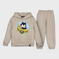 Детский костюм хлопок Oversize Felix - the cat