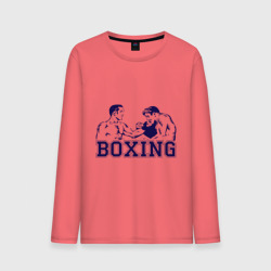 Мужской лонгслив хлопок Бокс Boxing is cool