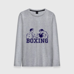 Мужской лонгслив хлопок Бокс Boxing is cool