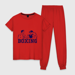 Женская пижама хлопок Бокс Boxing is cool