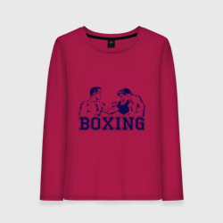 Женский лонгслив хлопок Бокс Boxing is cool