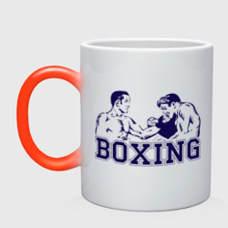 Кружка хамелеон Бокс Boxing is cool
