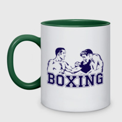 Кружка двухцветная Бокс Boxing is cool