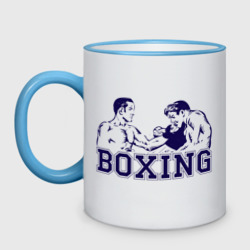 Кружка двухцветная Бокс Boxing is cool