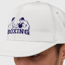 Кепка снепбек с прямым козырьком Бокс Boxing is cool